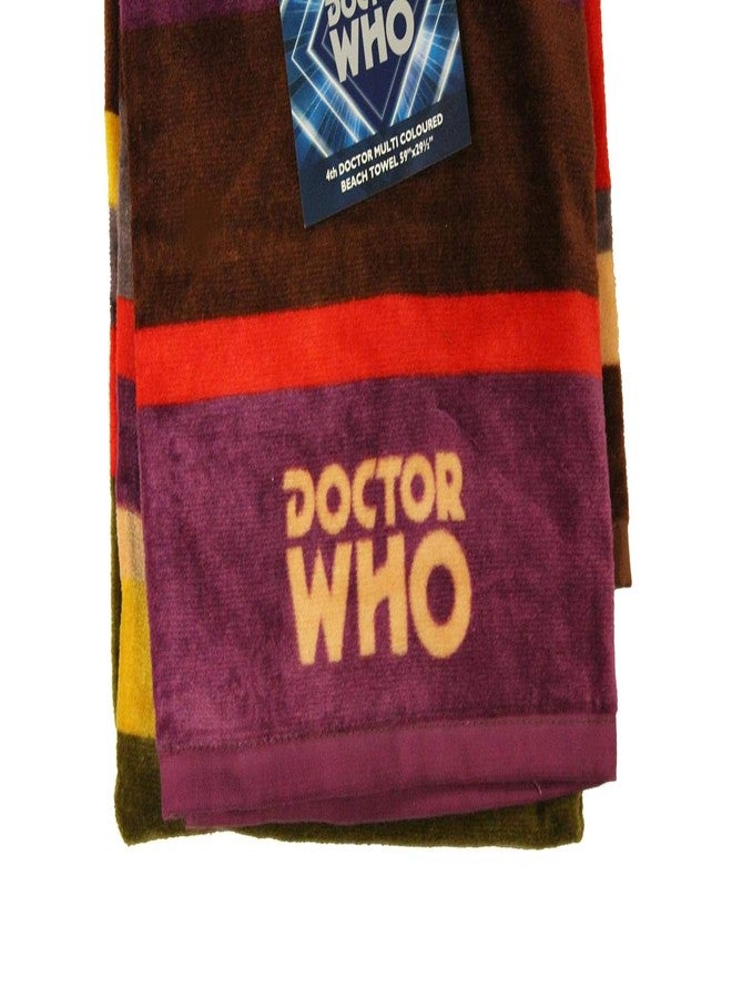 Robe Factory Doctor Who 30"x60" 4th Doctor Scarf Beach Towel - Image 4