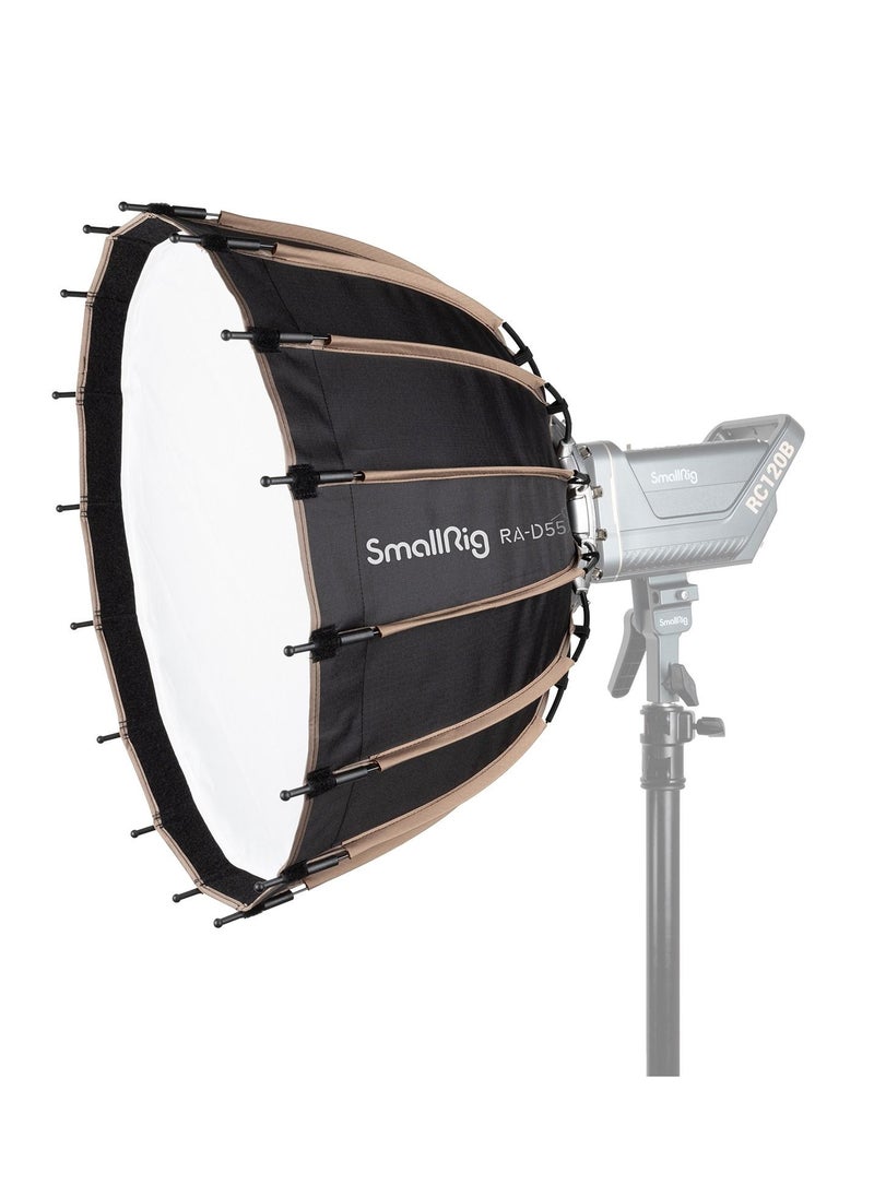 SMALLRIG - SmallRig 3585 RA-D55 Parabolic Softbox with Two High-Quality Soft Cloth and Grille - Image 1
