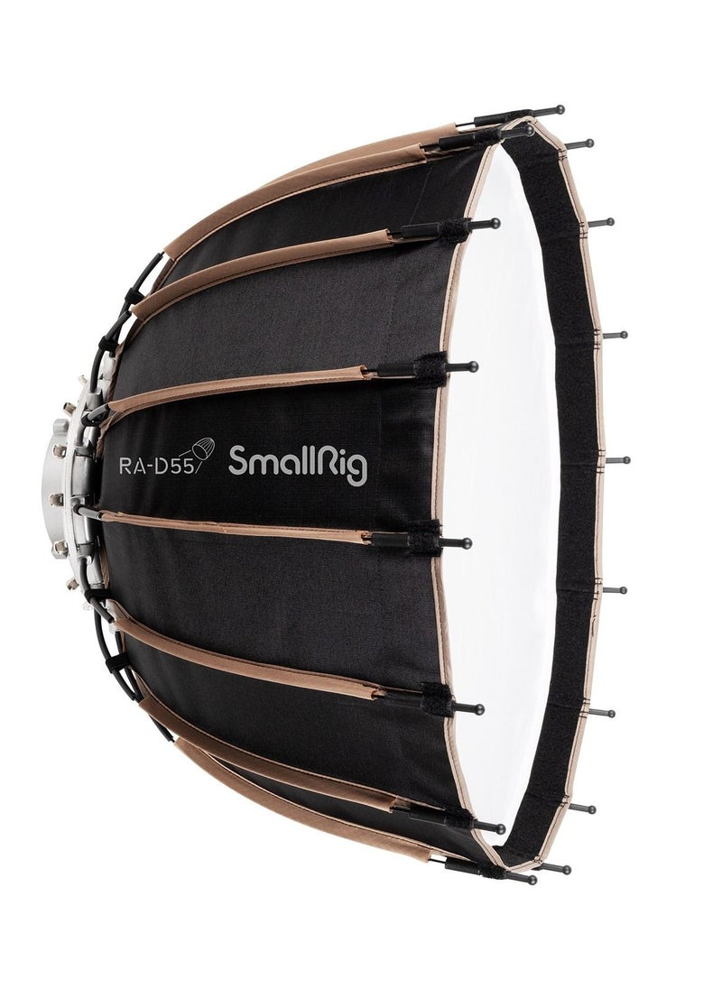 SMALLRIG - SmallRig 3585 RA-D55 Parabolic Softbox with Two High-Quality Soft Cloth and Grille - Image 1