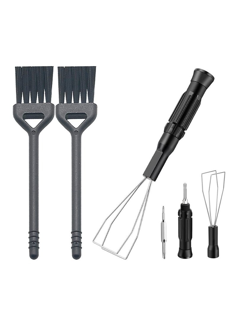 سيوسي 5 قطع من SYOSI Keycap Puller Keycap Remover مع فرش 3 في 1 أداة إزالة Keycap متعددة الوظائف مع مفك براغي برأس متقاطع 1.5 أو 2.5 للوحة المفاتيح  - Image 1
