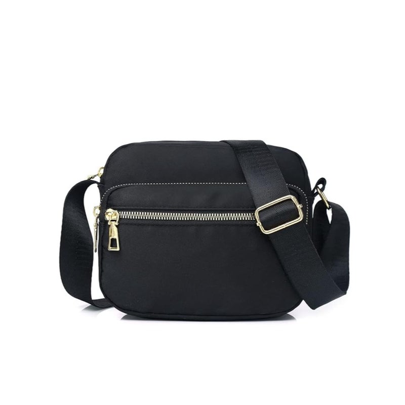 SOLARAE Women Nylon Crossbody Bag Waterproof Multi Pockets Shoulder Handbags Small Lightweight Travel Purse Adjustable Strap - Image 1