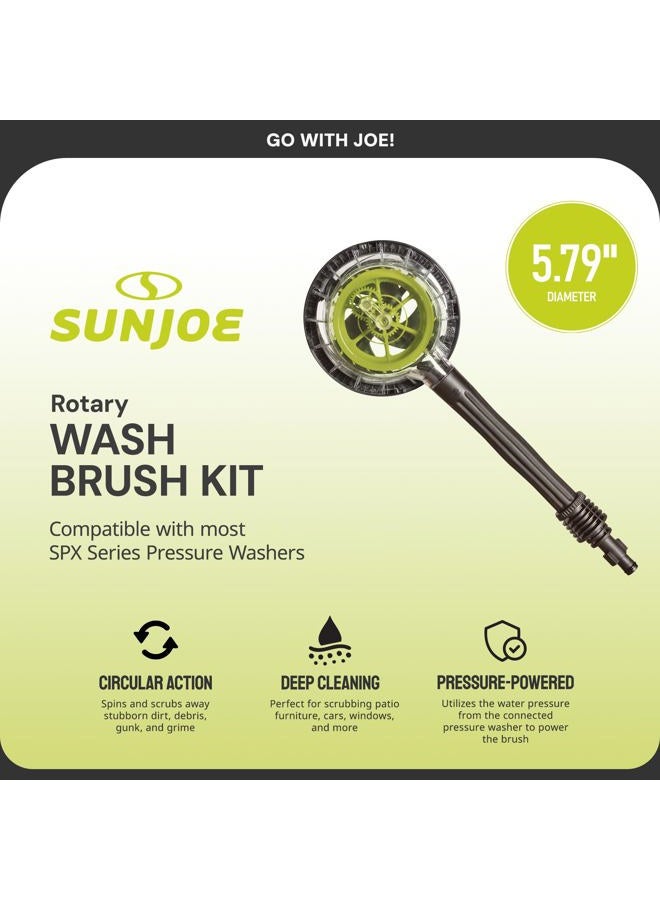 Sun Joe SPX-RB1 Rotary Wash Brush Kit For SPX Series Pressure Washers, Green - Image 2