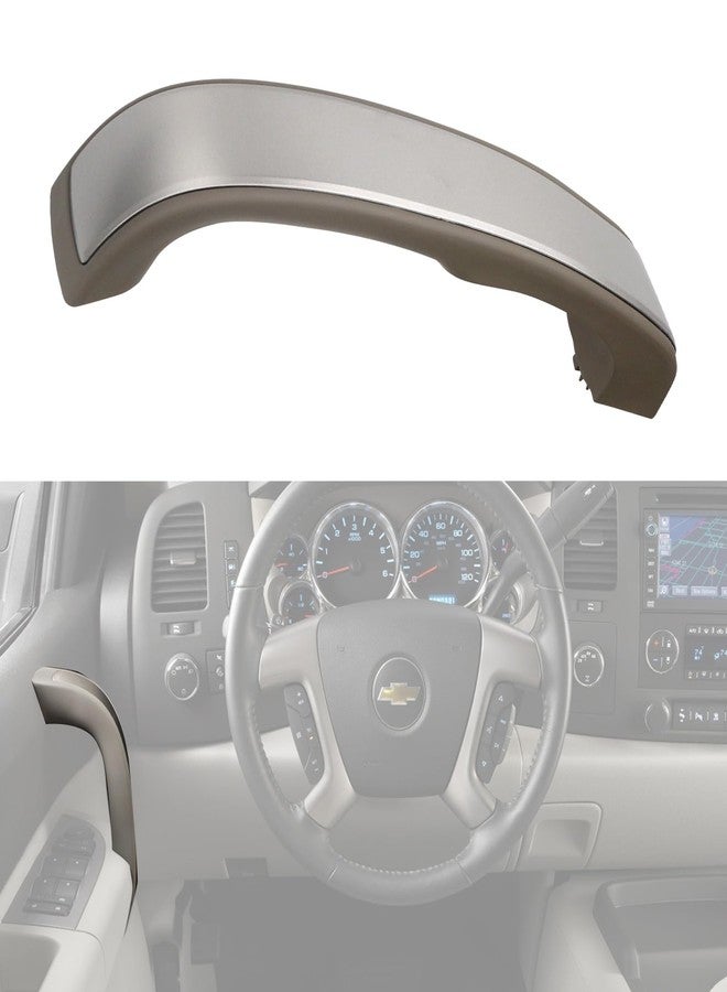 omoZone Interior Door Pull Handle Armrest Inside Grab Handle Front Left Driver Side Cashmere Compatible with 2010-2014 Chevrolet Chevy Silverado GMC Sierra Replaces 22842356 - Image 4