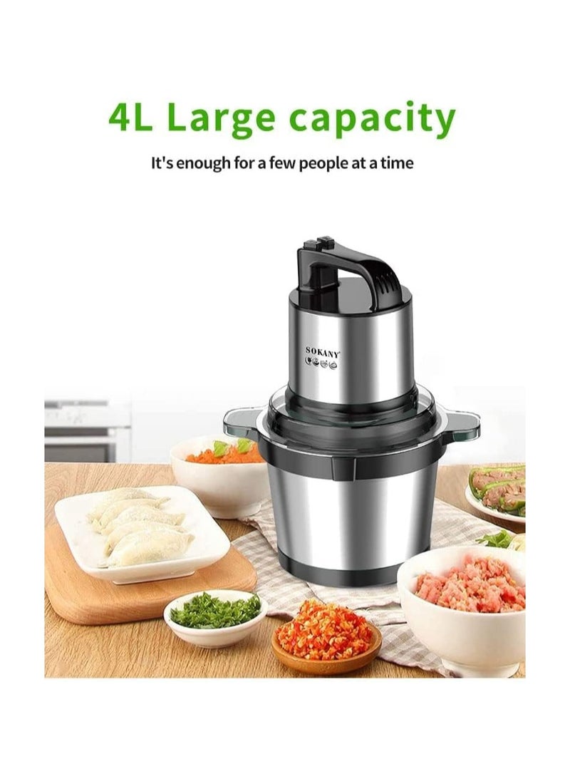 sokany - Wonder Chopper 4.0L/800W Multicolor - Image 1