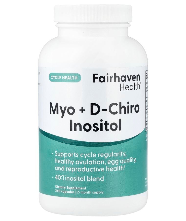 fairhaven health Myo + D-Chiro Inositol 240 Capsules