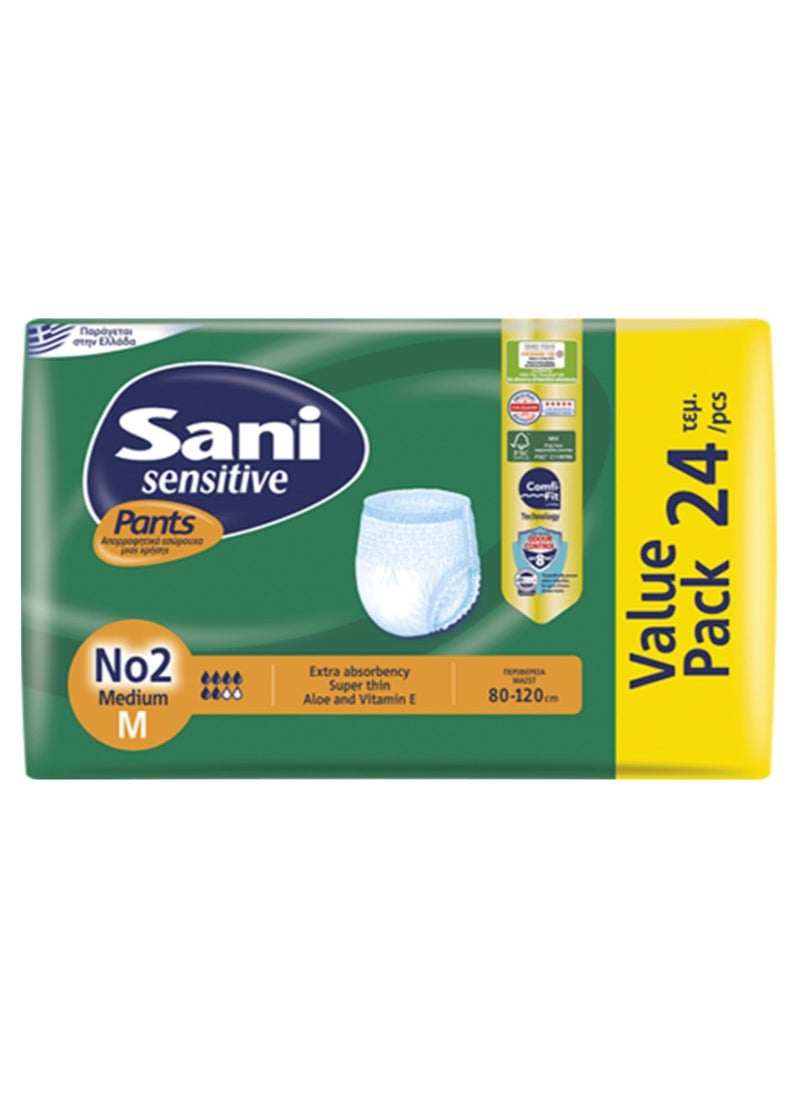 Sani Sensitive - Sani Diaper / Medium 24 pieces - Image 1