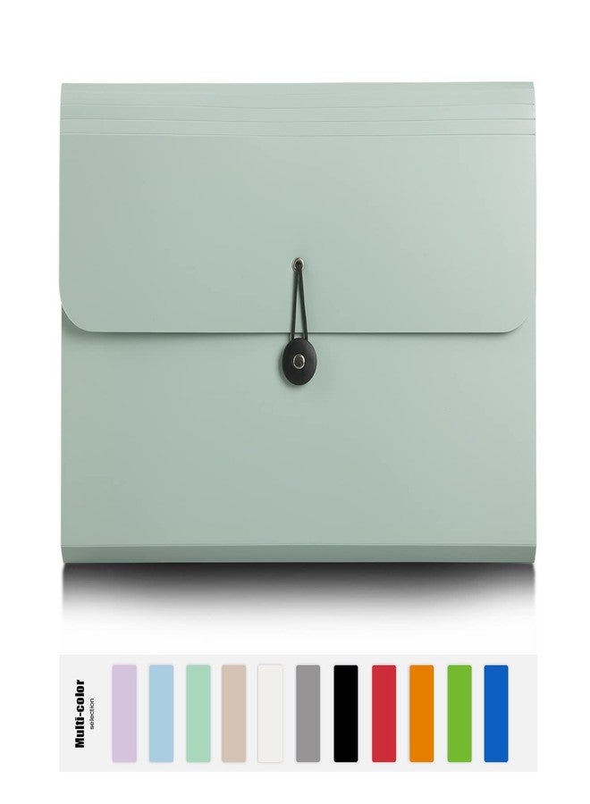 Nicfaec Expanding File Folder File Organizer with 13 Pockets File Organizer Accordion Filing Folder Expandable File Folder for Documents Aesthetic Paper Organizer Folder for Work, School, Office, Macaron - Image 2