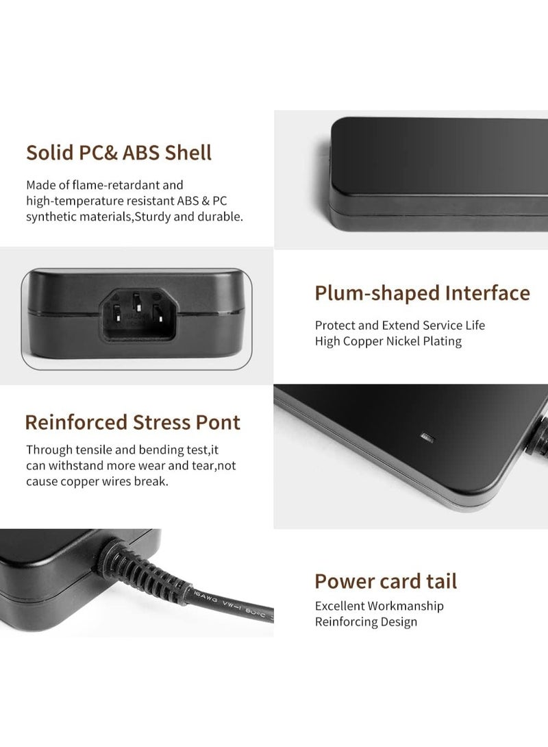 Terabyte شاحن لابتوب أسوس روج، محول طاقة 180 واط لأسوس روج زيفيروس G14 G15 GA401I GA401IV GA401IH GA401IU GA502IU GA502DU أسوس TUF TUF505DU TUF705DU FX705G FX705D FX505D ADP-180UB D - Image 3