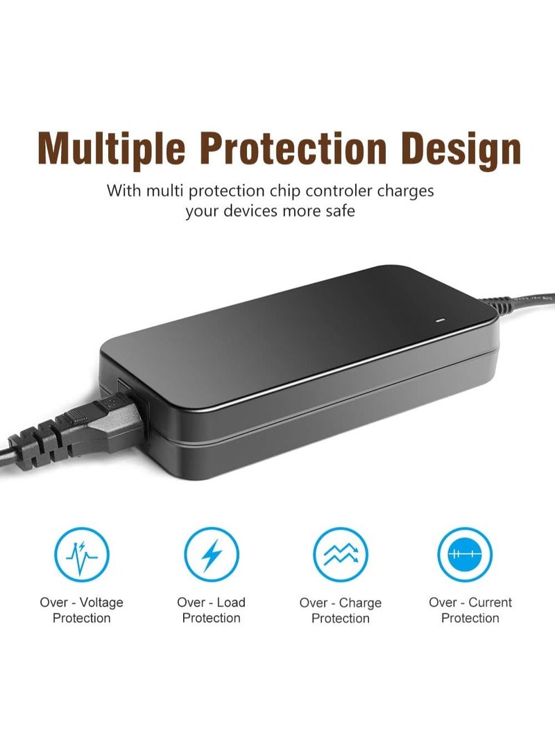 Terabyte شاحن لابتوب أسوس روج، محول طاقة 180 واط لأسوس روج زيفيروس G14 G15 GA401I GA401IV GA401IH GA401IU GA502IU GA502DU أسوس TUF TUF505DU TUF705DU FX705G FX705D FX505D ADP-180UB D - Image 2