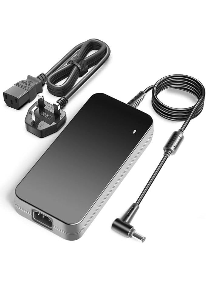 Terabyte شاحن لابتوب أسوس روج، محول طاقة 180 واط لأسوس روج زيفيروس G14 G15 GA401I GA401IV GA401IH GA401IU GA502IU GA502DU أسوس TUF TUF505DU TUF705DU FX705G FX705D FX505D ADP-180UB D - Image 1