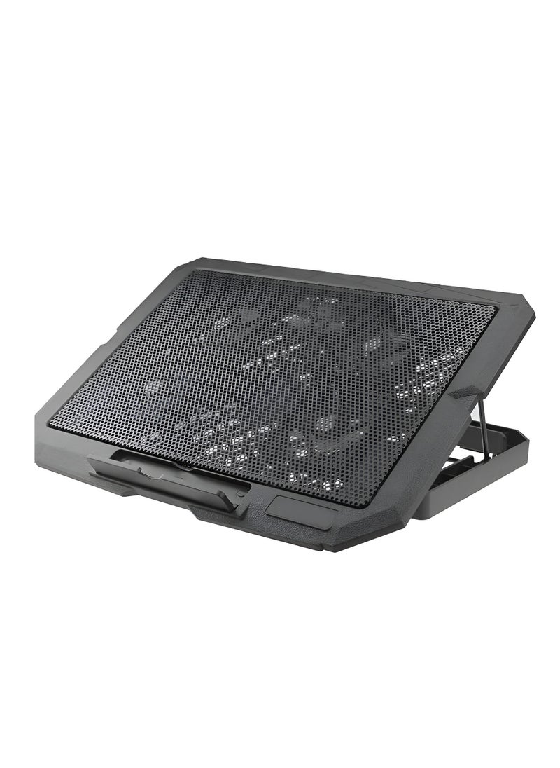 Generic C4000 Laptop Cooling Stand - 17 Inch - 4 LED Fans with USB Ports - Ultra-thin Design - Ergonomic and Comfortable  - Image 2