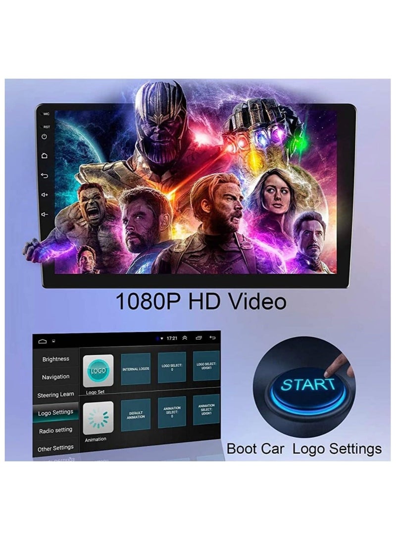 SHEZA STAR 9 Inch Android Screen For Car 1GB RAM 16GB ROM Full HD Touch Screen Display Built In Bluetooth USB Radio WiFi PlayStore With Backup Camera Included - Image 2