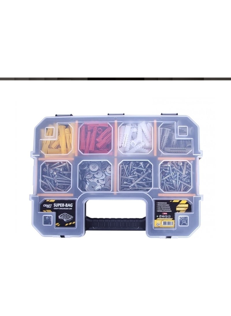 Tekreyonda - Super-Bag 10 Compartment Organizer Craft 200 - Image 1