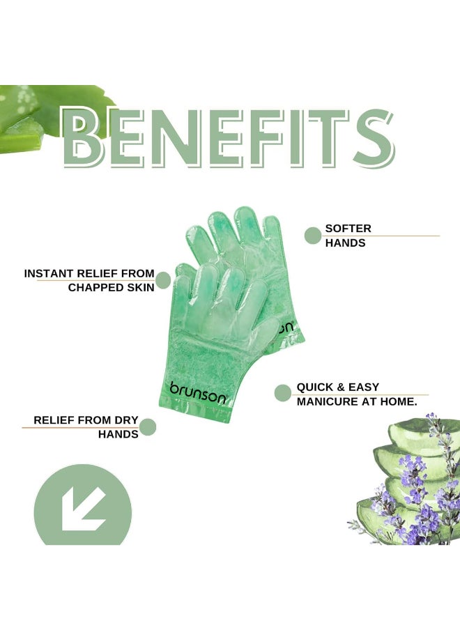 brunson 2 Pieces Nourishing Paraffin Wax Gloves - Disposable Hand Paraffin Gloves Spa Treatment - Deep Hydration And Softness - Moisturizing Manicure Gloves Wax  - Image 4