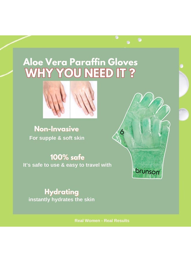 brunson 2 Pieces Nourishing Paraffin Wax Gloves - Disposable Hand Paraffin Gloves Spa Treatment - Deep Hydration And Softness - Moisturizing Manicure Gloves Wax  - Image 5