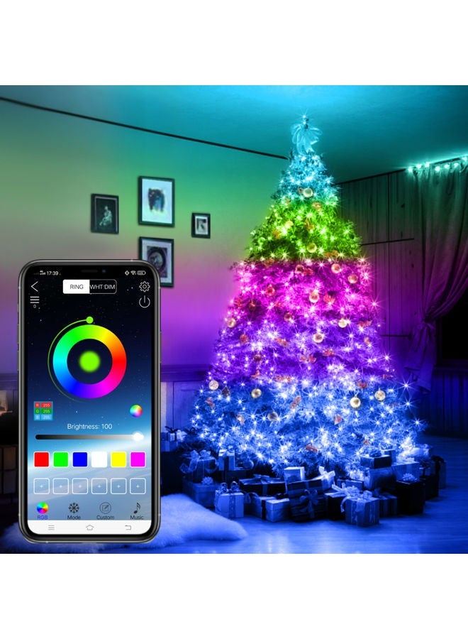 NIBEMINENT Fairy Lights LED Phone Control Multicolour 10.00x6.00x9.00cm - Image 2
