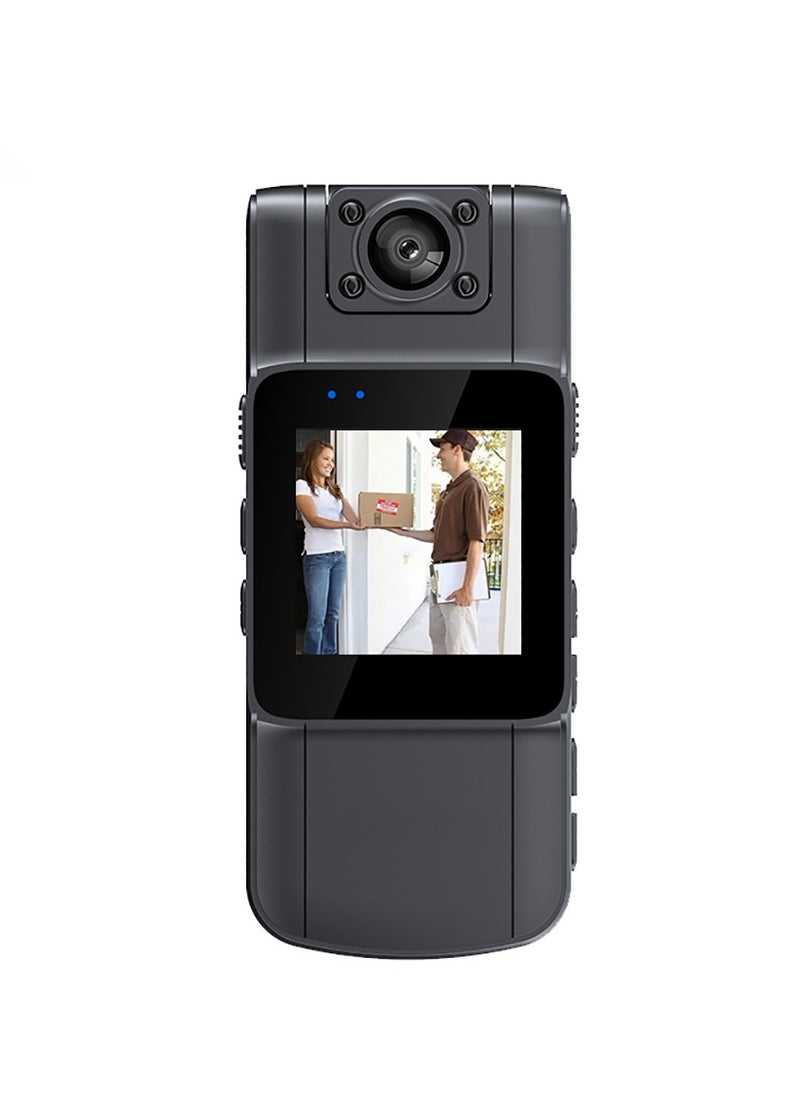 GULFLINK - FULL HD Camera 1080P Body Camera Infrared Night Vision Full HD Mini Camera 130 Wide Angle Lens 180 Adjustable for Law Enforcement Security - Image 1