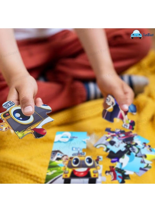 FunBlast Road Transport Jigsaw Puzzle for Kids - 24 Pcs Jigsaw Puzzle for Kids, Boys, Girls (Multicolor) - Image 5