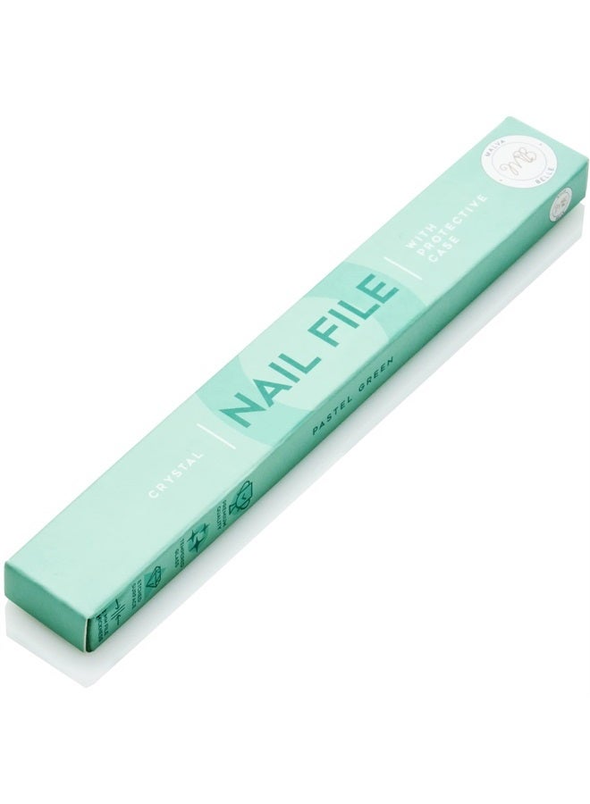 Malva Belle Best Crystal Glass Nail File for Women - Nail File & Travel Case - Nail File Set - Heavy Duty Nail File for Natural Nails, Gel - Professional Nail Shaper – Nail Essentials - Pastel 3mm - Image 2