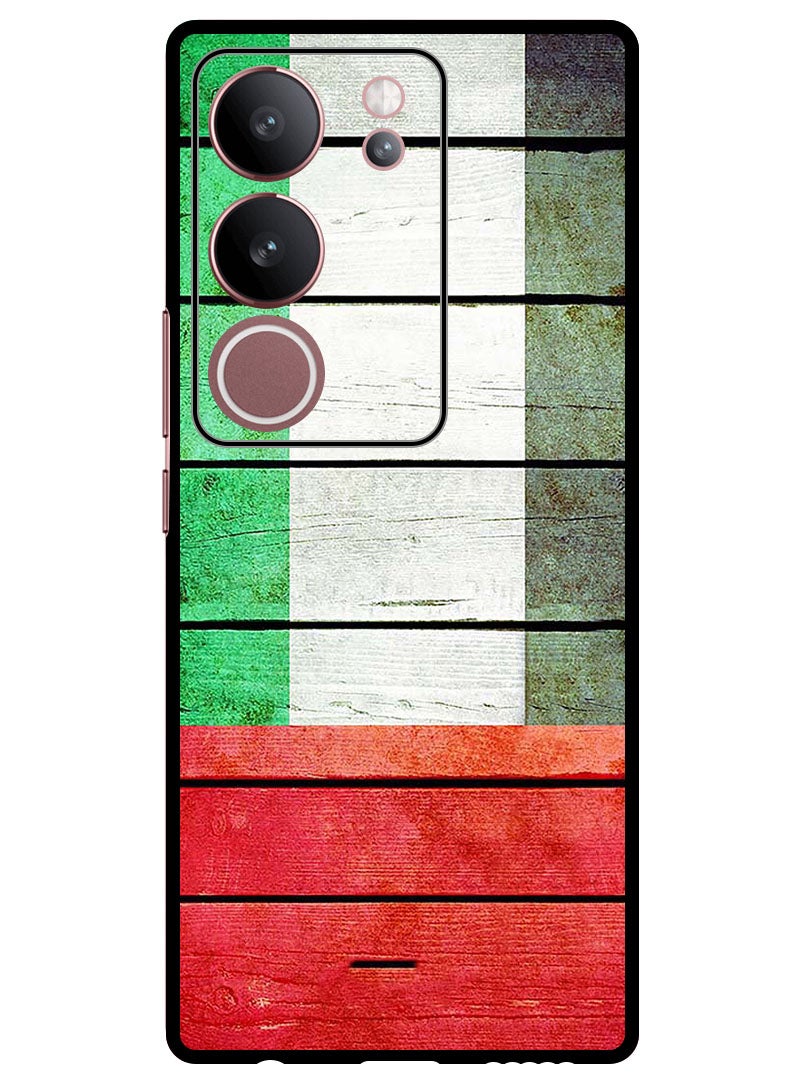 Theodor Protective Case Anti Scratch Shock Proof Bumper Cover For Vivo S17 - S17 Pro Wood Plank - Image 1