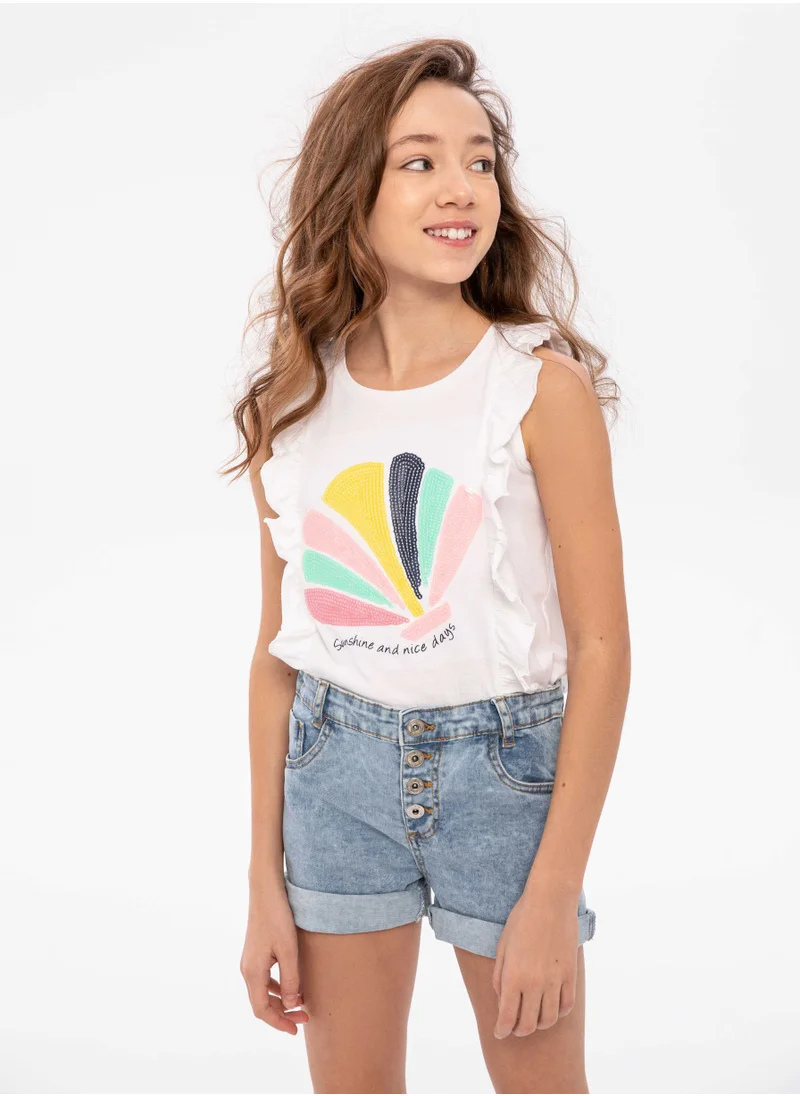 مينوتي Kids Denim Short