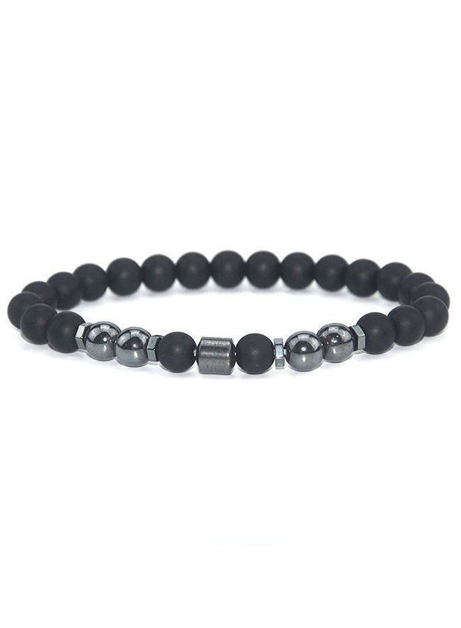 NIBEMINENT Magnetite Beaded Charm Anklet - Image 1