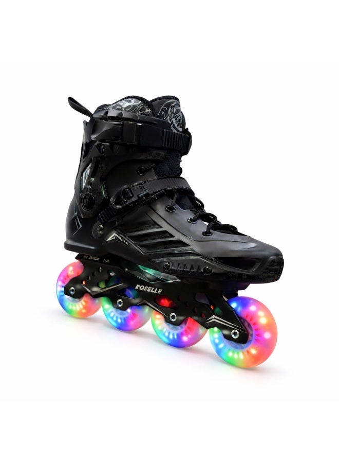 ROSELLE Inline Skates Shoes with LED Wheels for Unisex - Image 1