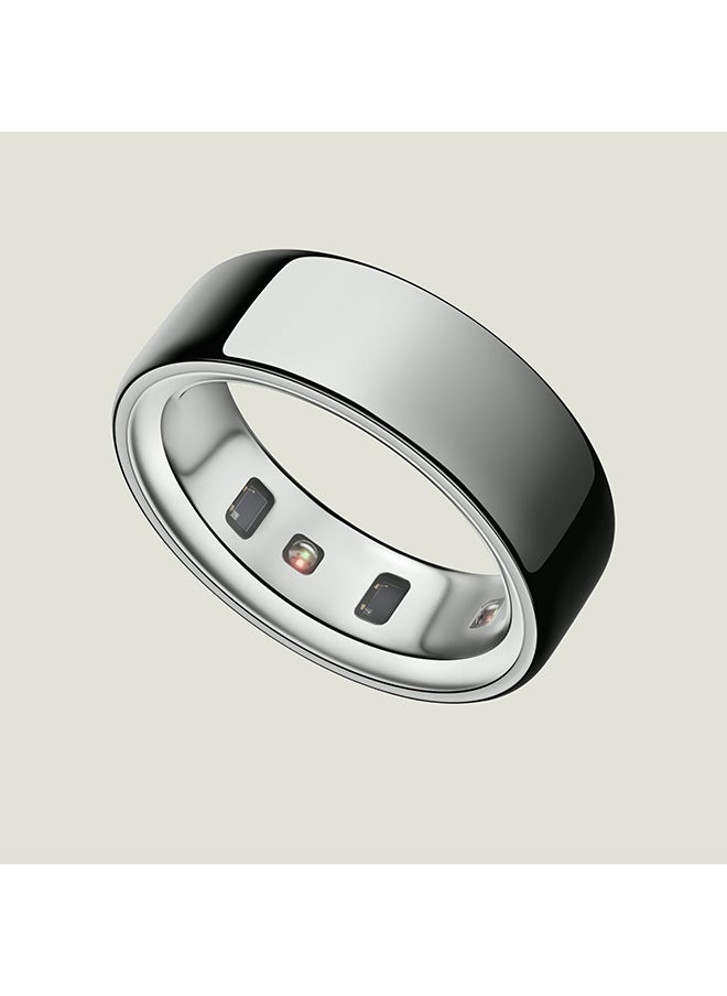 OURA Oura Ring 4 - Silver - Size 13 - Smart Ring - Size First with Oura Ring 4 Sizing Kit - Sleep Tracking Wearable - Heart Rate - Fitness Tracker - Up to 8 Days of Battery Life  - Image 5