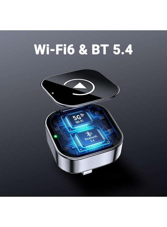 VOMO Wireless CarPlay & Android Auto Dongle, Fast Auto-Connect, Compact Plug & Play for iPhone/Android, USB/USB-C, No Delay - Image 5