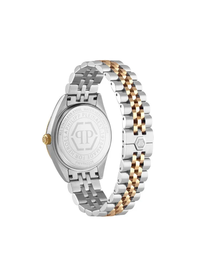 Philipp Plein Date Superlative Stainless Steel Bracelet Analog Watch for Women, 36mm