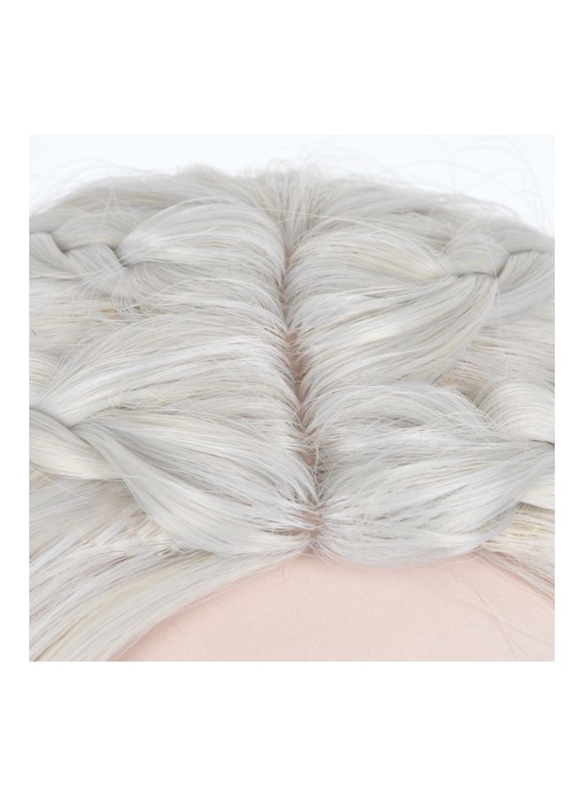 NIBEMINENT Dragon Mother Hair Wig Grey - Image 4