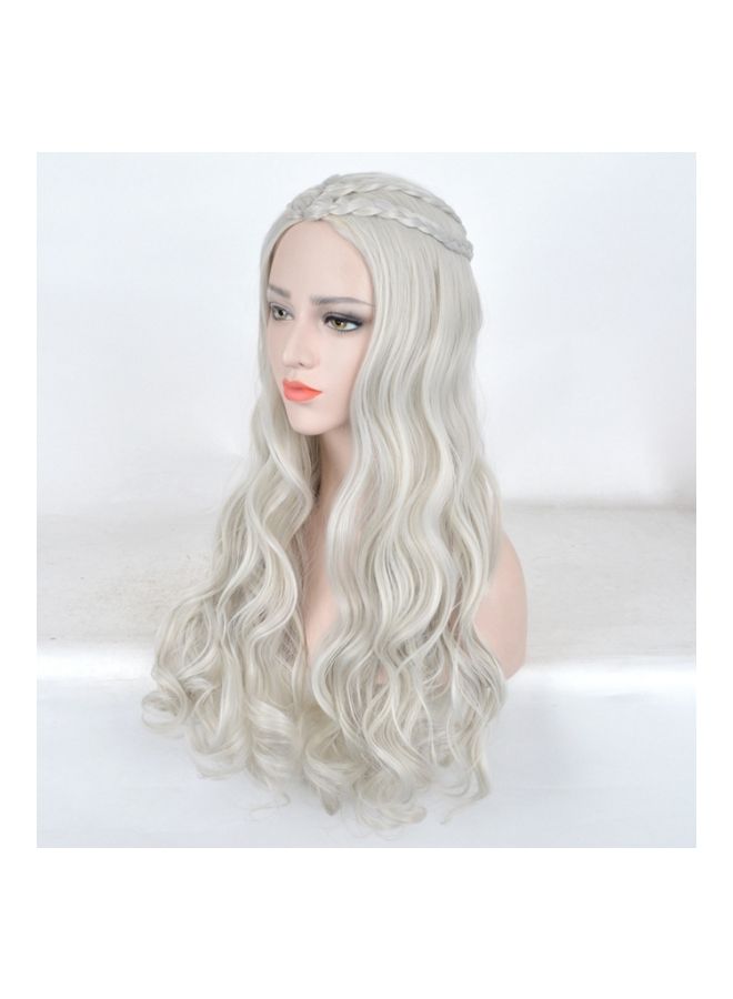 NIBEMINENT Dragon Mother Hair Wig Grey - Image 3