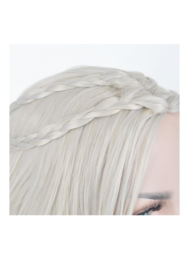 NIBEMINENT Dragon Mother Hair Wig Grey - Image 5