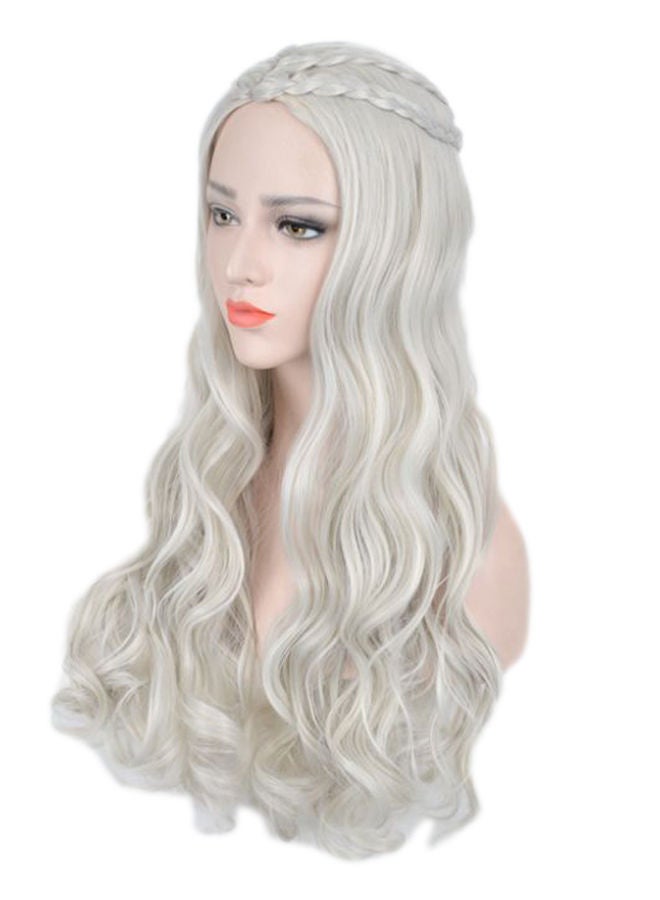 NIBEMINENT Dragon Mother Hair Wig Grey - Image 2