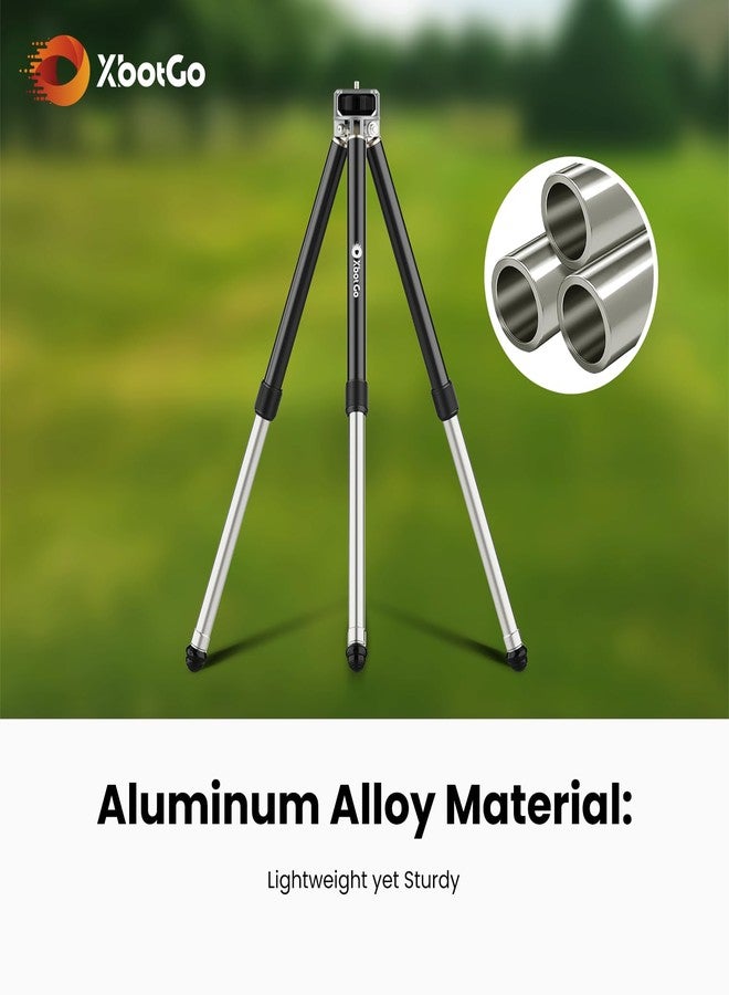 XbotGo Update T1 Tripod, 3.77ft Height, 6.6lb Load Capacity, Lightweight Aluminum, Compatible with XbotGo Chameleon Sports Gimbal, Extra Quick-Release Mount, Easy Setup, Portable - Image 5