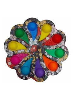 Big Simple Dimple Flower Fidget Toys Spinner 10 Buttons Color 4