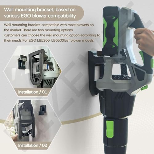 LIZEWEI Blower Wall Mount/Mounting Bracket for EGO Leaf Blower 530, 615, 650, LB5300 Wall Hanger, Plastic Wall Holder Wall Bracket for Hanging Leaf Blower - Image 5