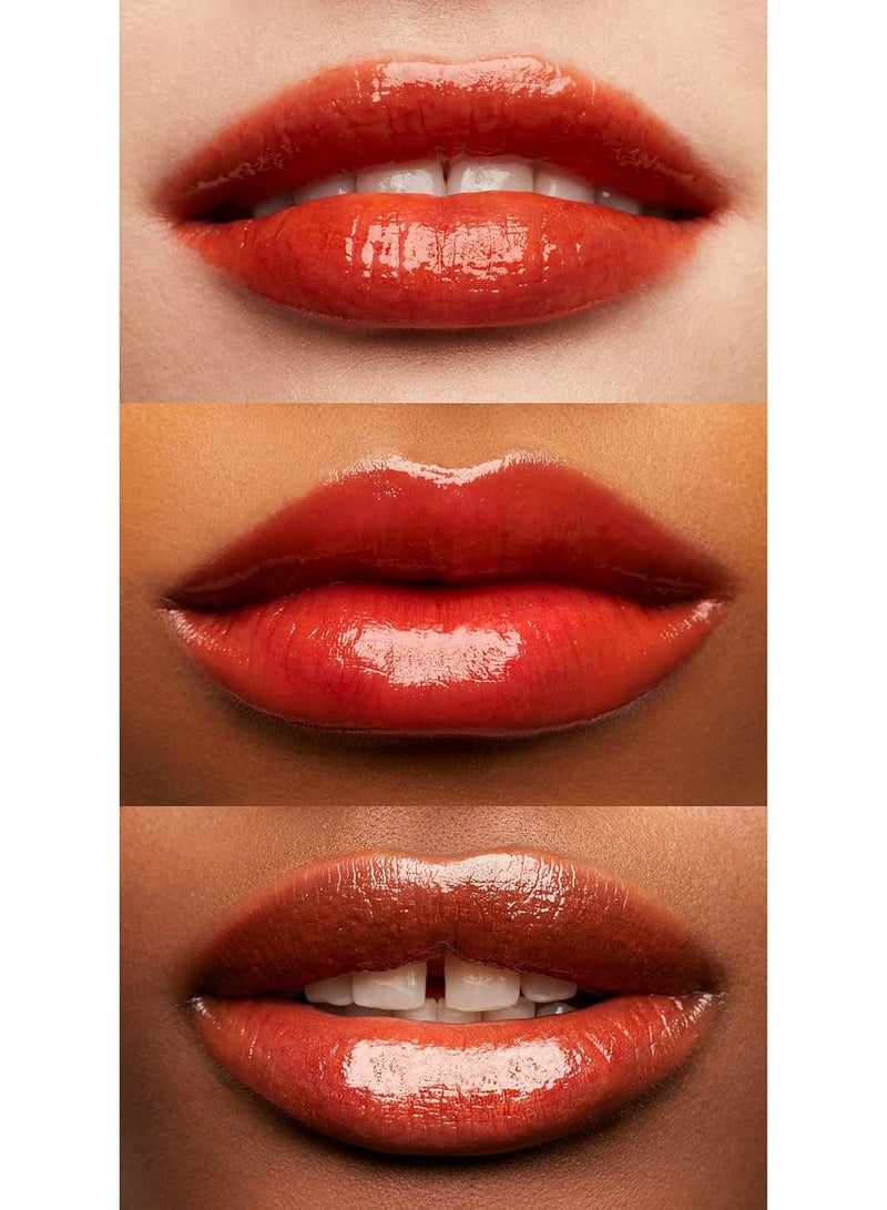 إلف أحمر شفاه لامع من إلف، يدوم طويلاً، خفيف الوزن، يمنحكِ لوناً شفافاً جذاباً ولمسة نهائية لامعة رقيقة، نباتي ولم يُختبر على الحيوانات، لون كورال كيوتي - Image 4