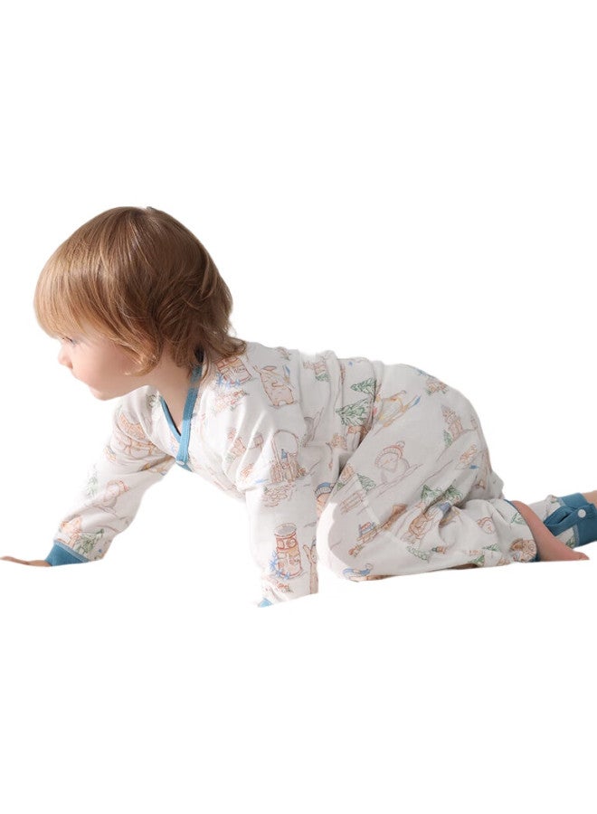 Beptides Baby Clothes, Spring And Autumn Onesie, Long-Sleeve Newborn Infant Butterfly Romper, Crawling Suit, Autumn Outfit - Image 2