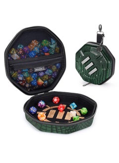 ENHANCE Dnd Dice Tray And Dice Case Collector'S Edition Dnd Dice Holder For Up To 150 D&D Dice With Rugged Exterior And Protective Interior Dice Rolling Tray Perfect For Game Night (Dragon Green)  - Image 1