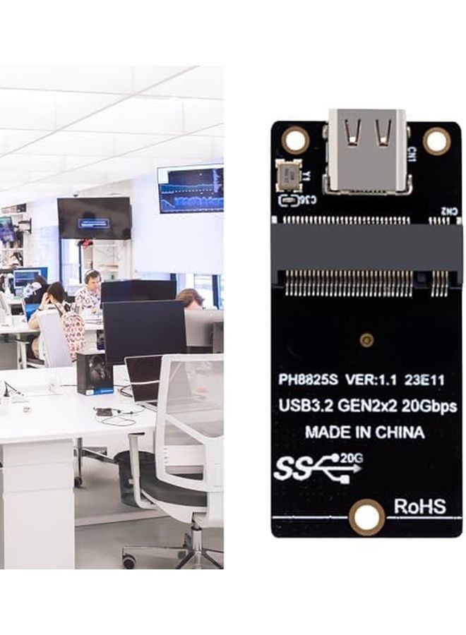 محول لوحة محول NVME من النوع C SSD متوافق مع 2230 و2242 و2260 و2280 - Image 5