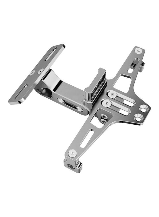 NIBEMINENT Motorcycle License Plate Bracket With LED Lights 