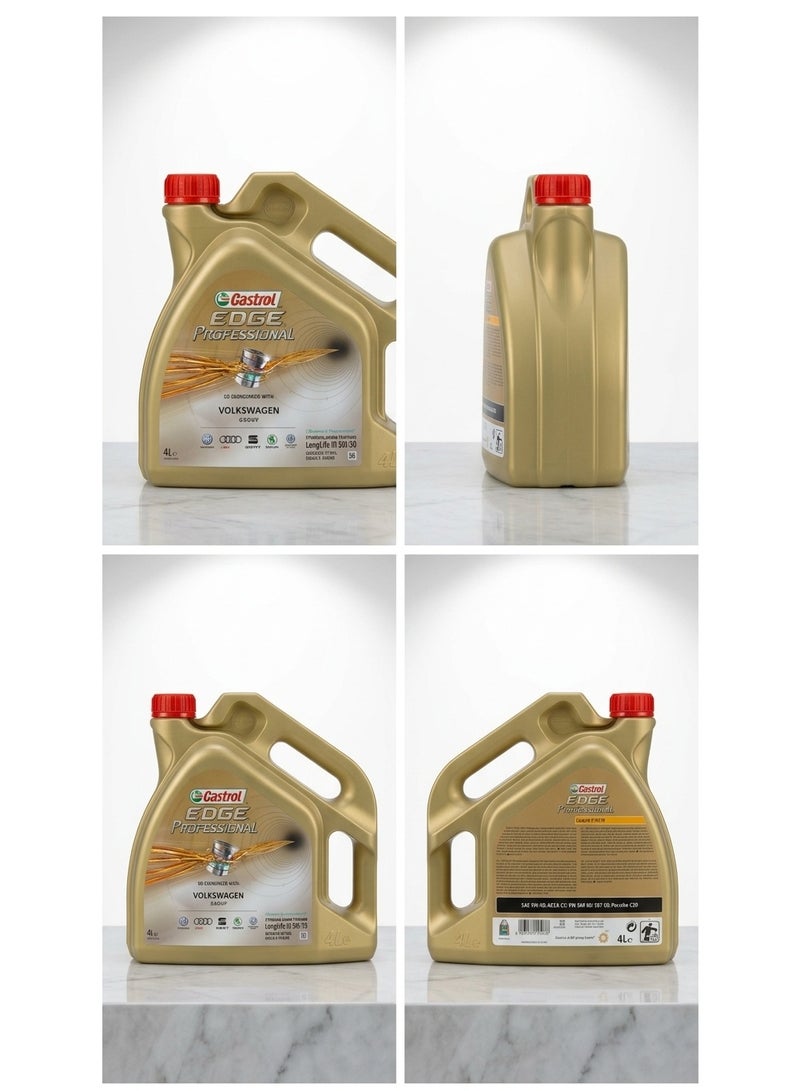 Castrol EDGE Professional LongLife III 5W-30 Motor Oil, 4L