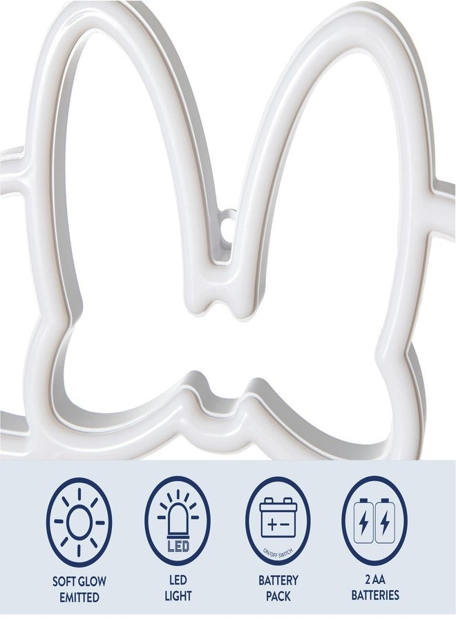 Idea Nuova Disney Minnie Mouse Neon Figural LED Hanging Wall Art, Kids Bedroom & Playroom Wall Décor, 6.8” x 11” - Image 4