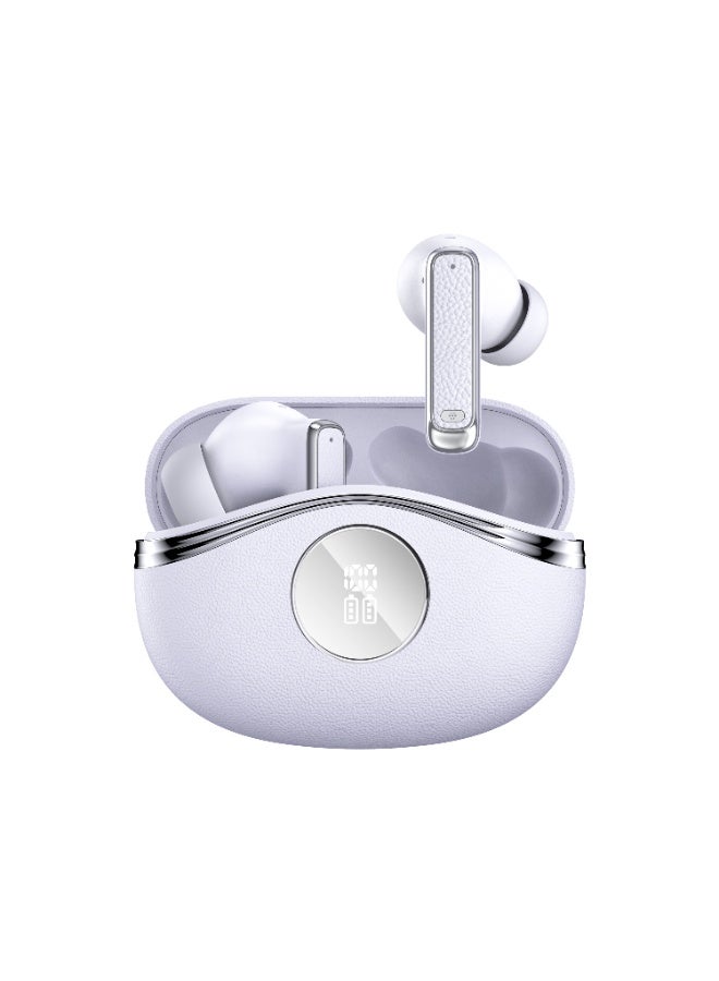 TWS Bluetooth Earbuds with Charging Case, Dual 13mm Copper Ring Speakers, White - Image 4