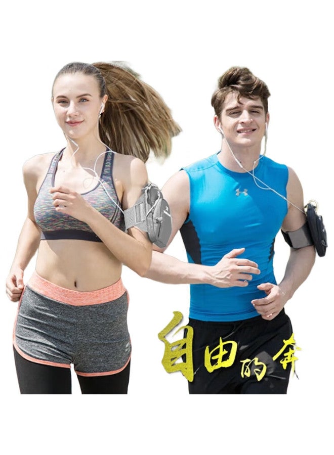 Wellhouse Arm Bag For Phone, Running Phone Pouch For Men And Women, Luminous Arm Bag For Fitness, Cycling, Reflective Sports Arm Bag, Elegant Black - Image 2