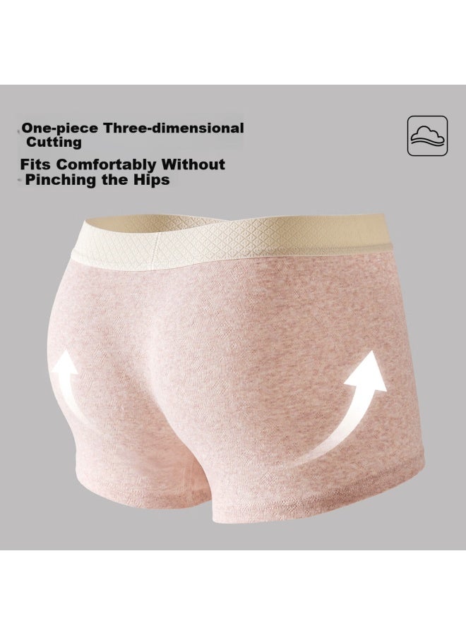 Modal Men's Pure Cotton Jacquard 10a Antibacterial Breathable Trendy Boxer Briefs XL - Image 5