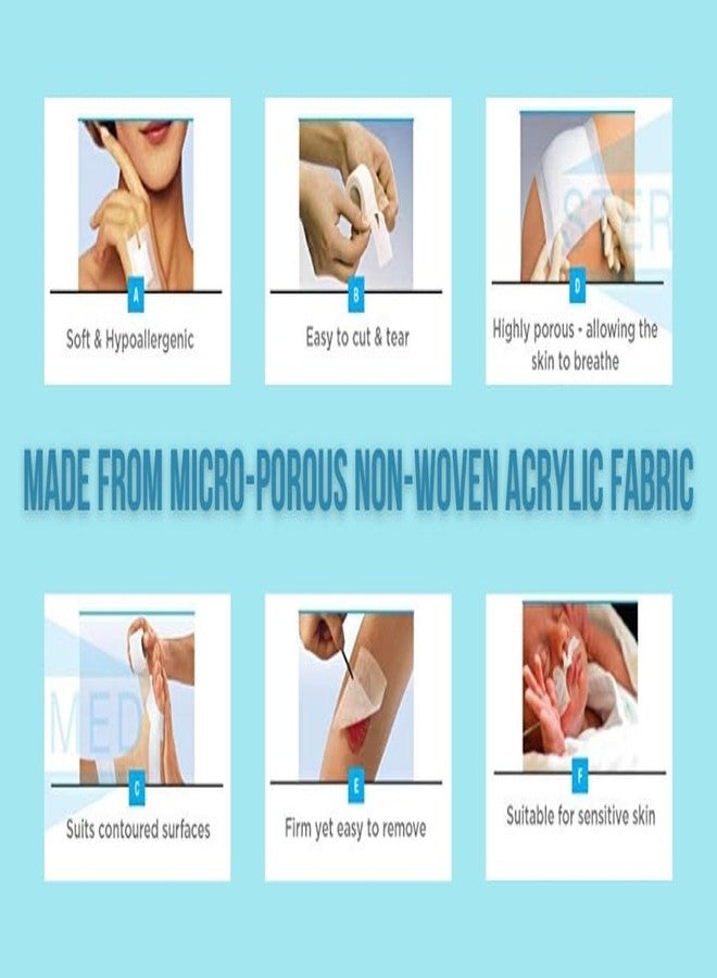 انمول شريط ورقي جراحي أنمول ستيريميد ستيريبور 1/2 بوصة (24 قطعة) - Image 5