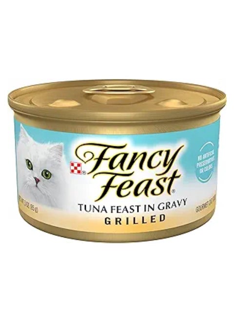 Grilled Tuna Feast In Gravy Canned Cat Food 85Gm