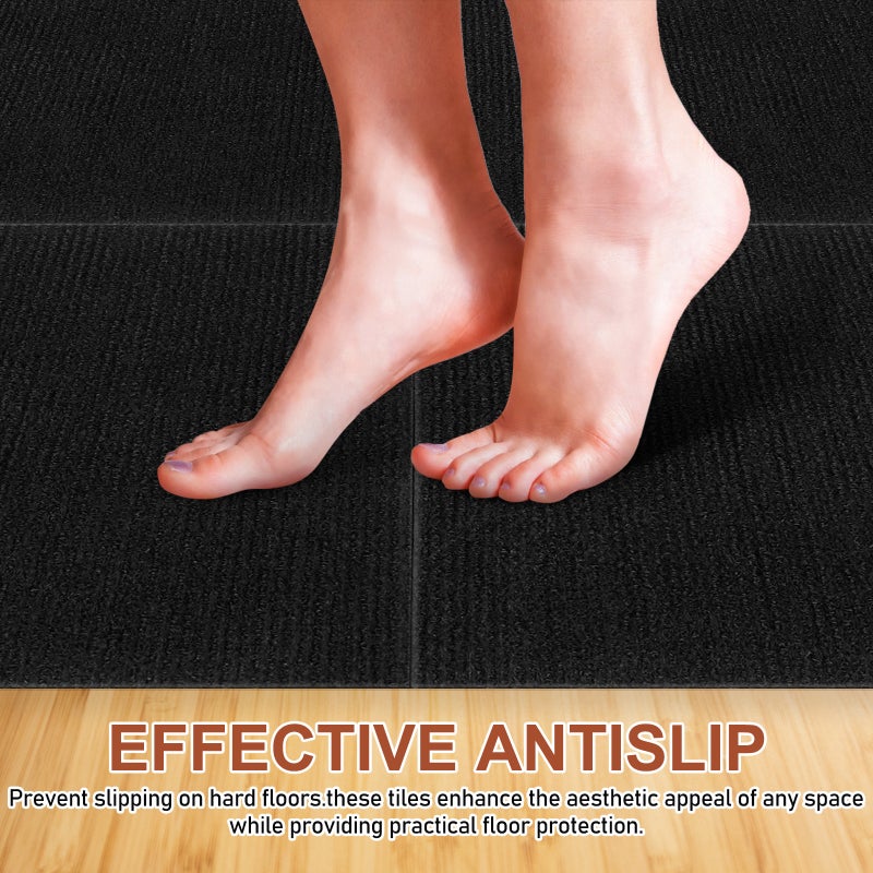20pcs Self-Adhesive Carpet Tiles for Bedroom Hotel and Mall Non- Carpet Squares Adhesive Commercial Floor Mats - Image 3